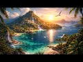 مناظر طبيعية مريحة للأعصاب بحيرة هادئة ومدن جميلة مع موسيقى هادئة 