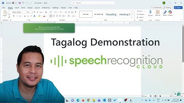 Tagalog Speech Recognition Demo (Filipino)