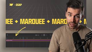 Webflow Text Marquee Animation with the new GSAP Timeline