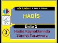 AÖF HADİS - ÜNİTE 3 - HADİS KAYNAKLARINDA SÜNNET TASAVVURU Mp3 Song