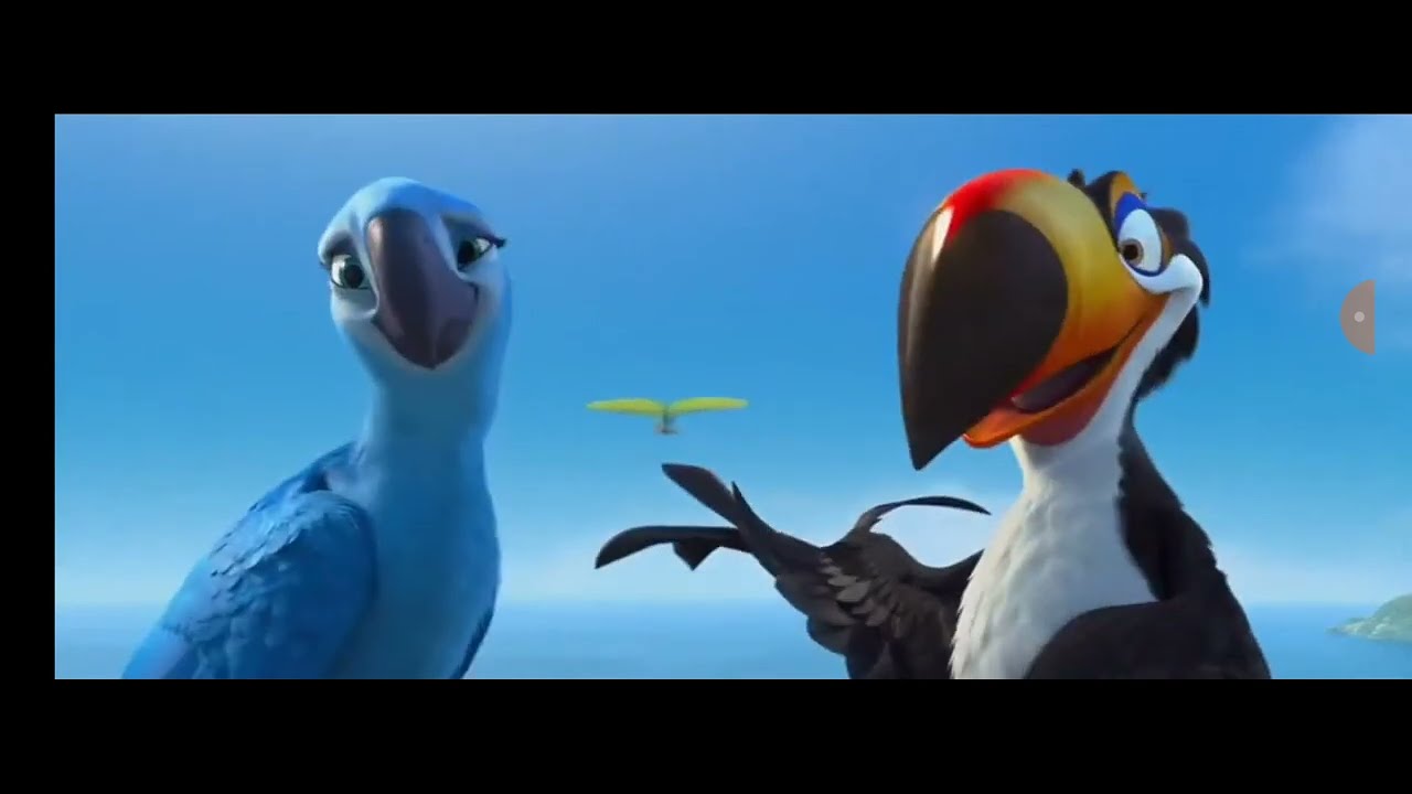 Blu Volando Rio Río (2011) Rafael aprende a volar con Blu y Perla (Doblaje Español ...