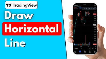 How to Draw Horizontal Line on TradingView Mobile App - 2025