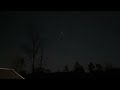 SpaceX Rocket last night