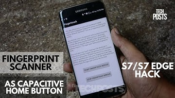 Turn S7/S7 Edge Fingerprint Sensor into a Capacitive Home Button