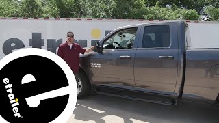 Step-By-Step Installation Tutorial for the Westin E-Series Round Nerf Bars on a 2017 Ram 1500