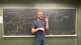 Right Triangle Trigonometry Basics (ASL)