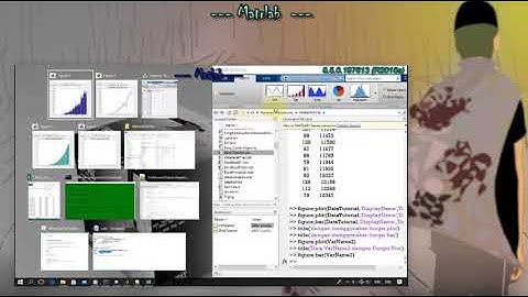 Tutorial Matlab Membuat Grafik dengan fungsi plot dan bar menggunakan data Ms excel 2