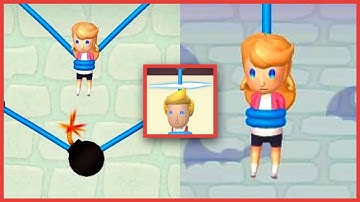 RESUCE CUT ROPE PUZZLES - Gameplay walkthrough Level 1051 to 1100 || All Levels by Unlock Puzzles