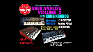 Korg Kronos Uber Analog Volume 2 Teaser Oberheim ARP Sequential Rik Marston