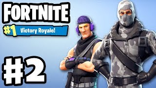 Fortnite - Gameplay Part 2 - Duos #1 VICTORY ROYALE with Zanitor!