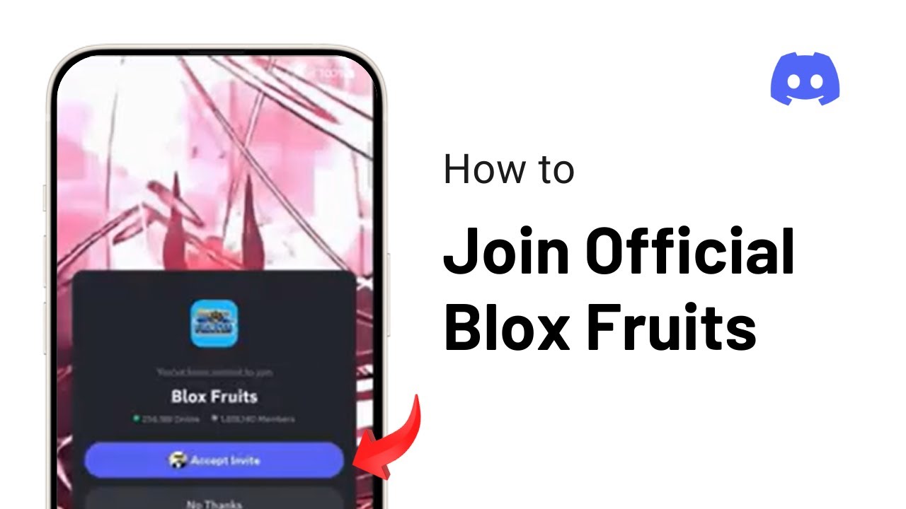How to join official blox fruits discord server youtube