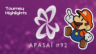 Smash Ultimate: Apasaï Tournament #92 Tourney Run Highlights!