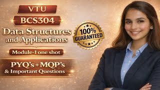 Data structures and Applications|BCS304|MODULE-1|MQP|PYQ|important questions|DSA|VTU|edu yodha