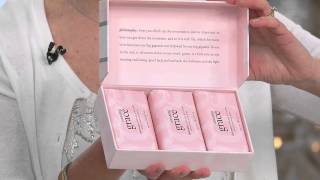 philosophy amazing grace 3-piece soap set with Jacque Gonzales