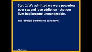 Sex Addiction: Step 1 in Recovery from Sex Addiction