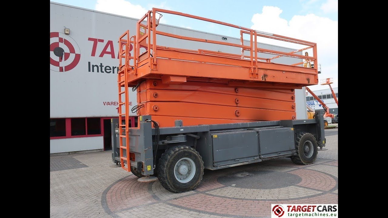 777735 Liftlux Sl260 25 D4wdsp Diesel 4x4 Scissor Worklift 2800cm 