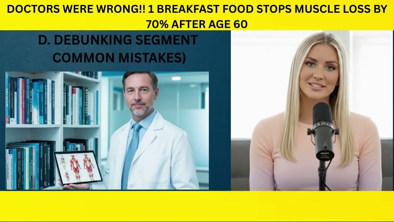 DOCTORS WERE WRONG!! 1 BREAKFAST FOOD THAT STOPS MUSCLE LOSS BY 70% AFTER AGE 60