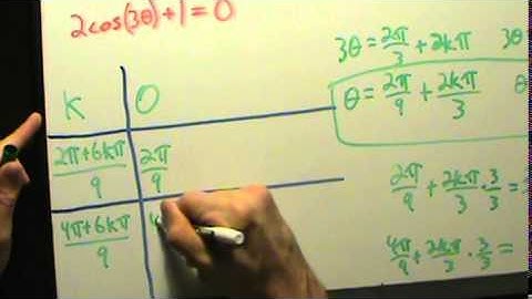 Trigonometry - Trig Equations - Example 9