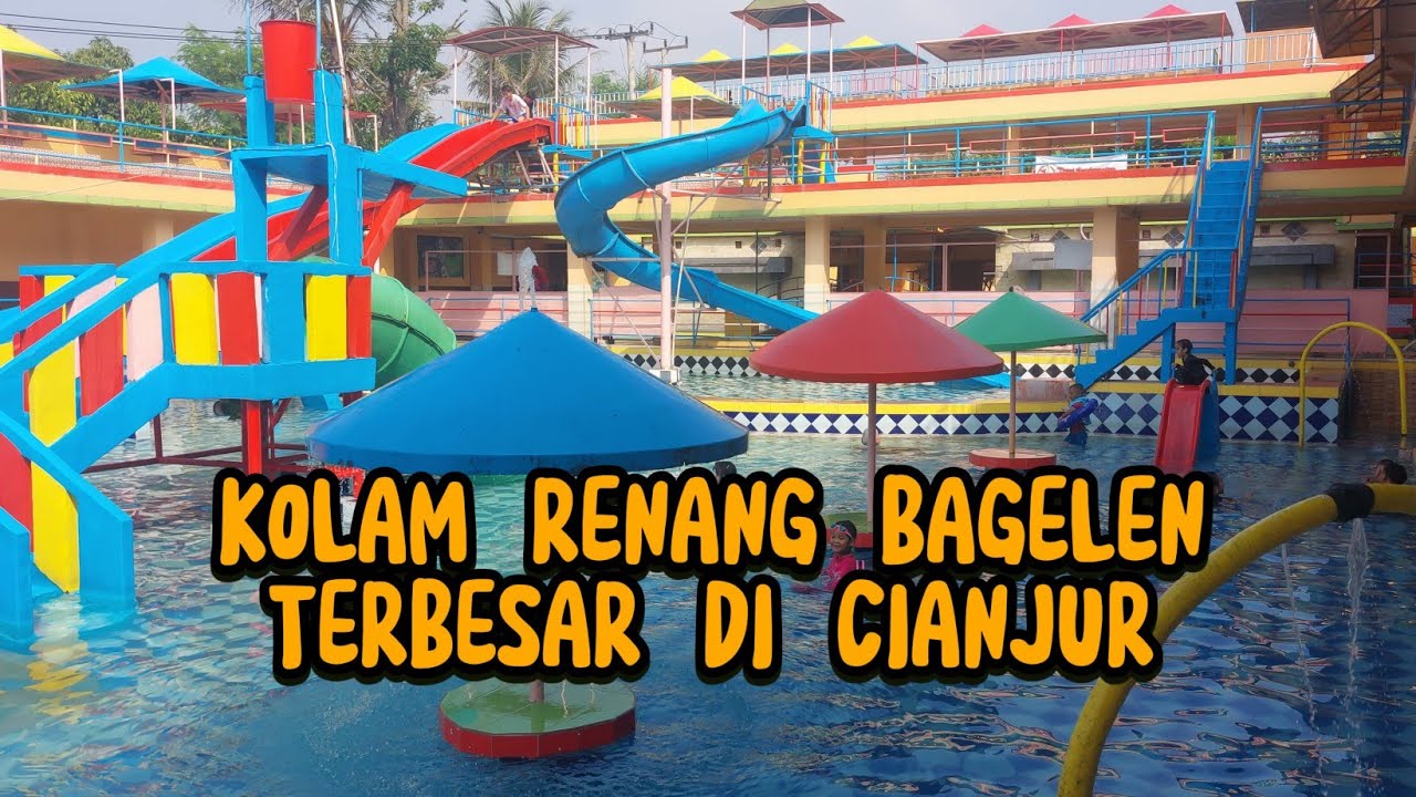 Kolam Renang Bagelen Cianjur #wisatacianjur #kolamombak #liburananak