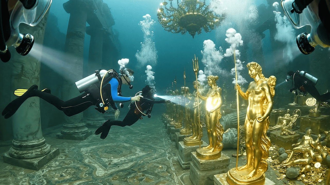$570 Million Lost Treasure Found in Submerged Ancient City   Intact After 1,400 Years