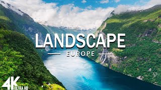 FLYING OVER LANDSCAPE (4K UHD) - Relaxing Music Along With Beautiful Nature Videos - 4K Video HD