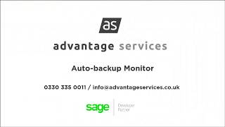 Auto-backup Monitor for Sage 50 Accounts