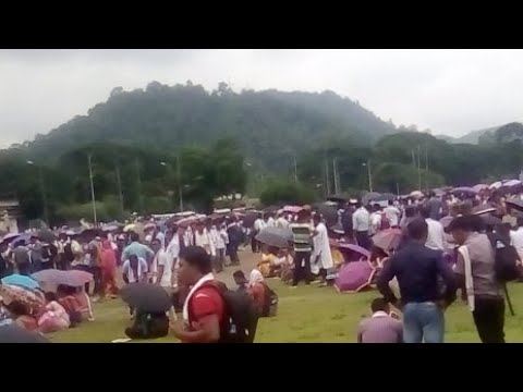 Assam TET Teacher Protest for regulations indian culture centre
