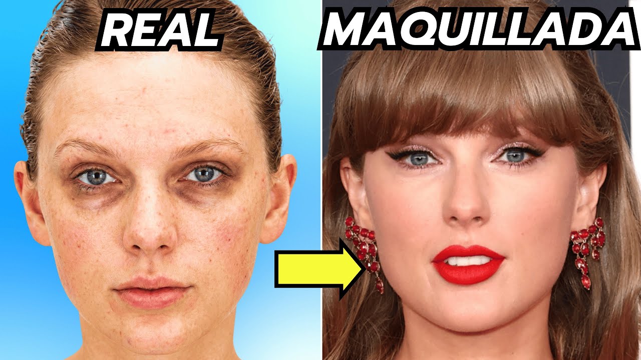 La MENTIRA de Hollywood: 15 Famosas captadas SIN Maquillaje