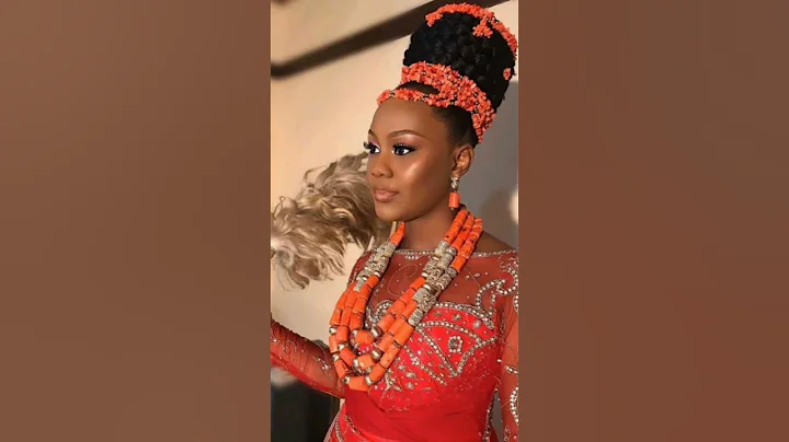 IGBO // EDO TRADITIONAL BRIDAL ATTIRE || BEAUTIFUL IGBO BRIDES #shorts