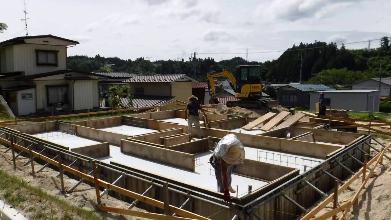 基礎工事（タイムラプス）