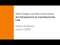 Mini Lecture: An Introduction to Constitutional Law