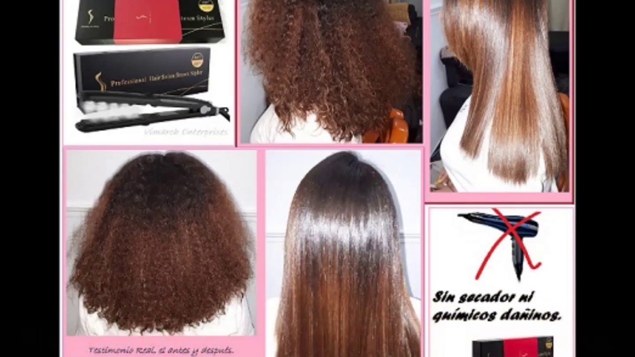 Testimonio Real Plancha a Vapor Profesional - Professional Hair Salon Steam  Styler PHSS Lina 1 - YouTube