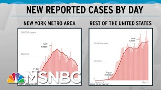 Decreasing New York Curve Disguises National Coronavirus Increase | Rachel Maddow | MSNBC