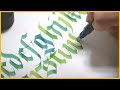 Amazing Modern Calligraphy (Blackletter Alphabet A-Z) | Calligraphy Masters