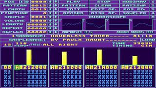 Hourglass Tower Amiga minimal wave/synthpop ProTracker