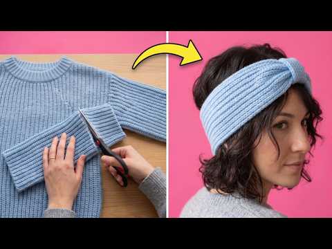 Sewing Hacks That Turn Old Clothes into Something COOL by 5-Minute Crafts Play!