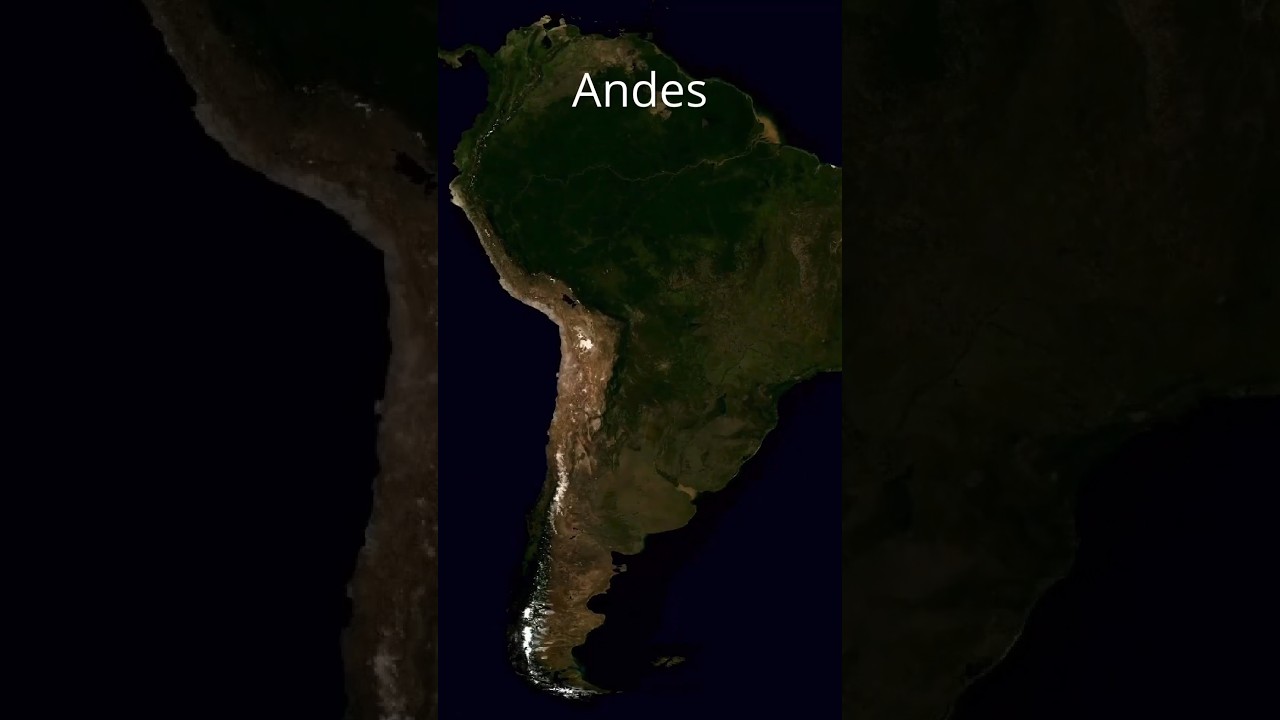 Los Andes, la cordillera más larga del mundo. 