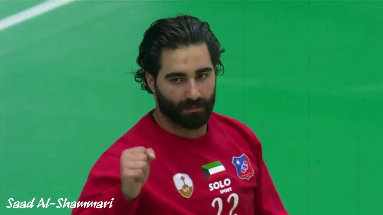 لقطات نجم نادي الكويت الحارس حسن صفر في مباراة مضر السعودي في السوبر جلوب 2022