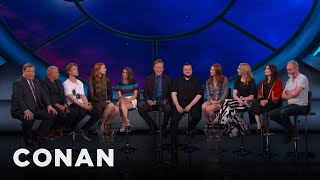 The Cast Of 'Game Of Thrones' Full Interview | CONAN on TBS