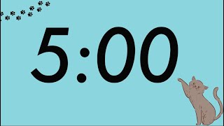 5 Minute Cute Cat Timer (Silent)