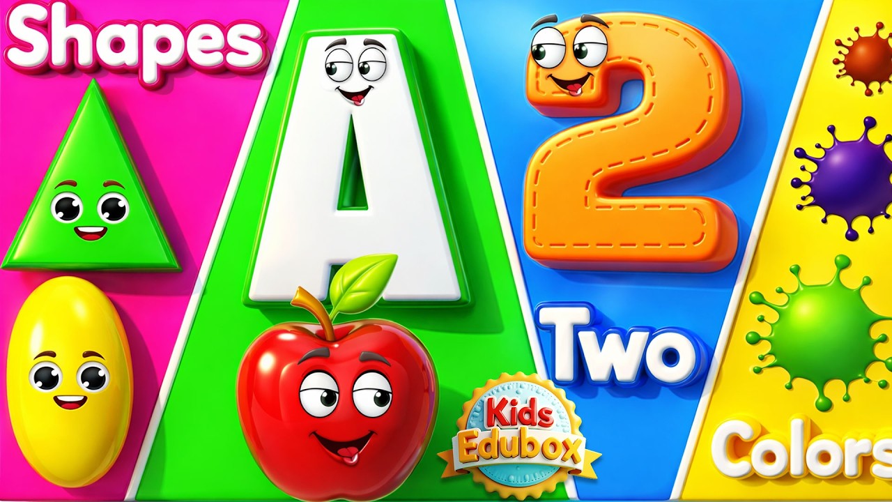 Ultimate ABC & 123 Learning for Toddlers! | Shapes, Colors, and Songs Inside