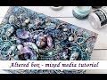 Altered box with Opal Magic paints - mixed media tutorial