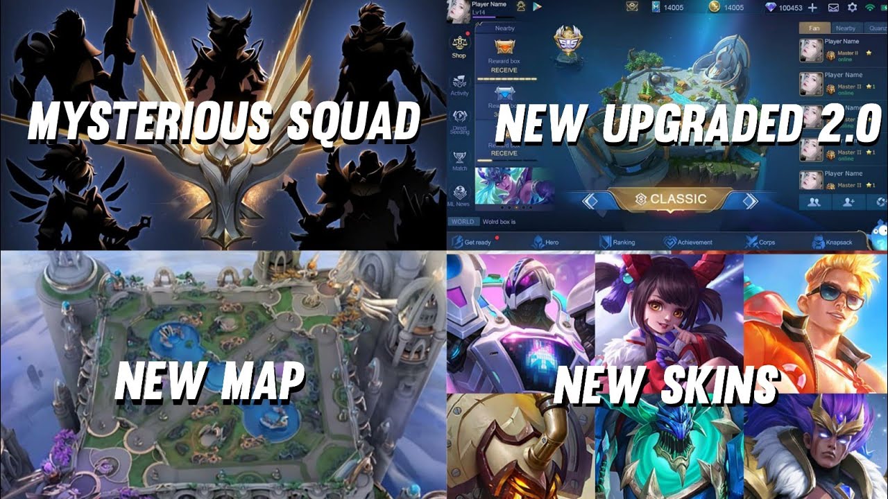 Mobile Legends New Skin, New MLBB 2.0(EPICON 2019), New Mysterious Squad & MORE!