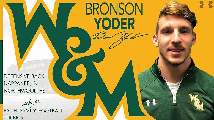 2019 W&M Football - Bronson Yoder