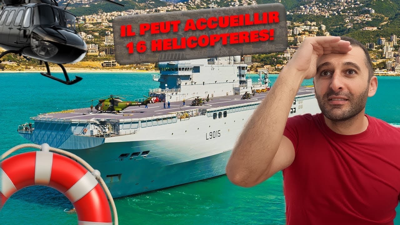 J’ai visité un porte hélicoptères !!!!