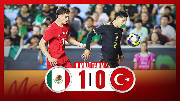 Maç Özeti | Meksika 1-0 Türkiye | Özel Maç