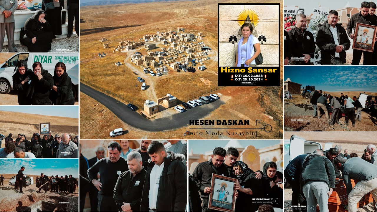 HİZNO SANSAR CENAZE MERASİMİ GORİSTANE HESEN BEGE