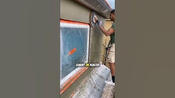 Amazing Power Float Machine Smoothing Wall Plaster Perfectly
