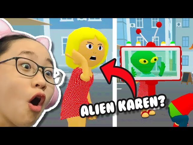 Find The Alien - The Karen is An ALIEN??!! class=