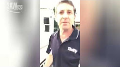 Truck hire business accuses customer of leaving them short on petrol.